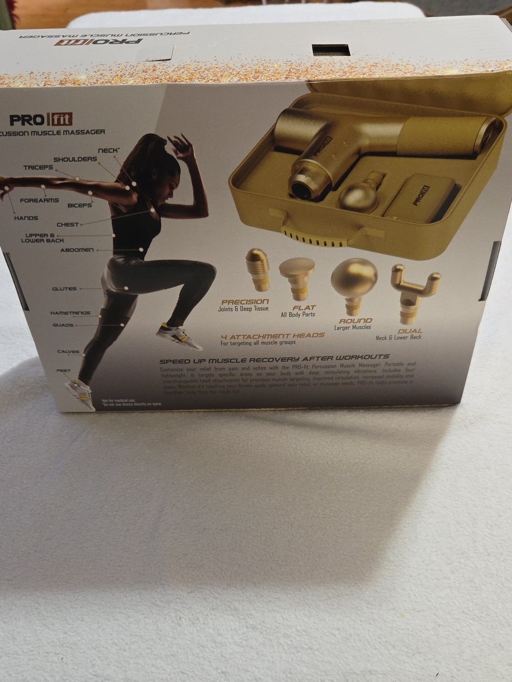 NIB PRO FIT PERCUSSION MUSCLE MASSAGER - Picture 4 of 5